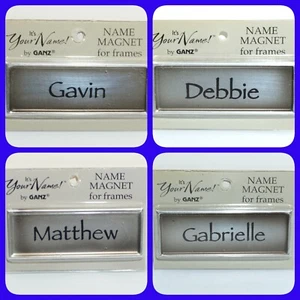 Magnets GANZ It's Your Name for Frames Choose Name Personalized Gifts Xmas Tags - Picture 1 of 184