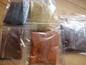 VARNISH COLOURING KIT, 5 PIGMENTS, FOR LUTHIER VIOLIN, CELLO, INSTRUMENT VARNISH - Picture 1 of 6