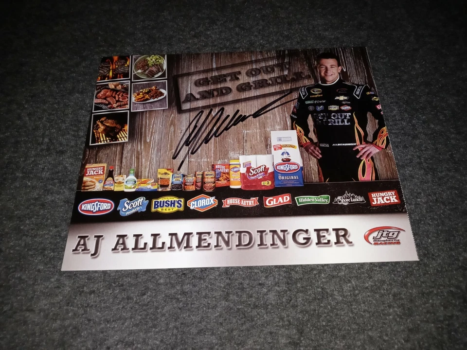 Tarjeta de héroe firmada por Aj Allmendinger Foto 1 de 1