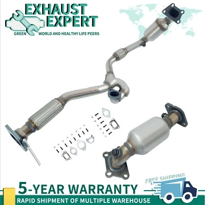 2x Catalytic Converter For 2011 Saab 9-4X 3.0L/2010-2016 Cadillac SRX 3.0L/3.6L - Image 1 of 4