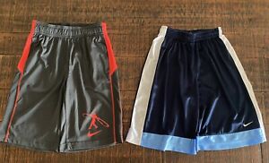 Lot Of 2 Boy’s Nike Size Medium Athletic Shorts, EUC, Drawstring