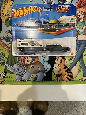 RARO 2024 Hot Wheels Volvo 240 CÁMPER A LA DERIVA pista flota furgoneta camión Foto 1 de 4