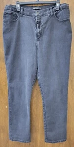 Pantalones de mezclilla Lee para mujer talla 16 largos calce clásico negros lavados 36X32 - Imagen 1 de 4