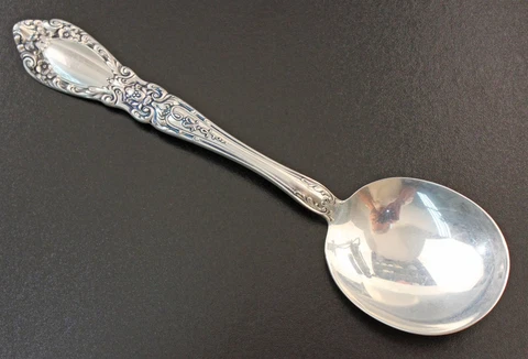Alvin Sterling Prince Eugene Cream Soup Spoons Cover