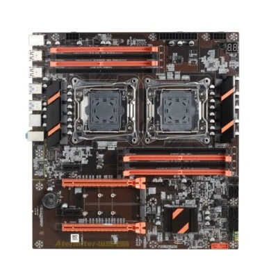 X99 ATX Mainboard Dual CPU Mainboard M.2 Slot 8 DIMM DDR4 USB 3.0 SATA3 - Bild 1 von 3