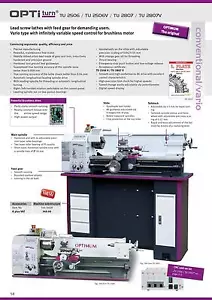 Optimum German TU2807 Vario 2hp Brushless Lathe & 2 Axis Ballscrew Step CNC kit - Picture 1 of 10