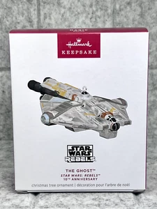 2024 Hallmark Ornament Ghost Star Wars: Rebels 10th Anniversary Magic Sound NEW - Picture 1 of 10