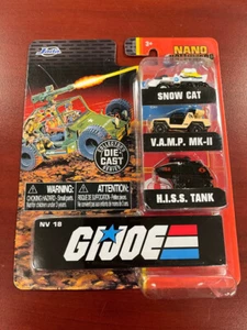 Jada Toys Nano Hollywood Rides GI Joe NV18 Set Of 3 Diecast Figures - Picture 1 of 2