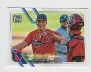 (10) James Karinchak 2021 TOPPS SERIES 2 FUTURE STARS LOT #361 CLEVELAND INDIANS - Picture 1 of 1