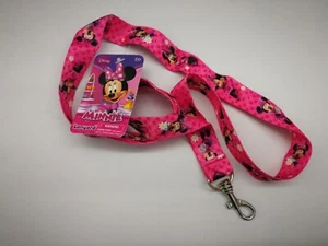 DISNEY MINNIE MAUS ROSA FARBE SCHLÜSSELBAND MIT SCHLÜSSELANHÄNGER CLIP MUSS L@@K - Bild 1 von 1