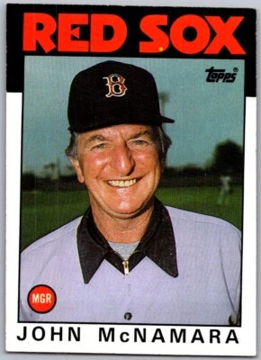 1986 Topps - #771 John McNamara - Image 1 of 2