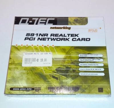 591NR REALTEK PCI NETWORK CARD - SCHEDA DI RETE 10/100 PCI NUOVA - Immagine 1 di 2