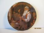 Norman Rockwell Santa in his Workshop Collector Plate COA & Box, - FREE SHIPPING