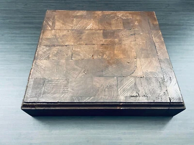 Butcher Block Cutting Board - Handmade In Texas Maple Hard Wood End Grain 6lb+ - Image 1 of 4