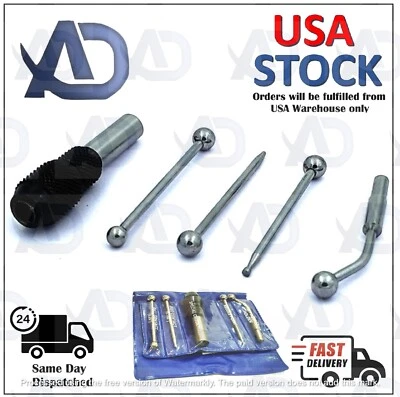 AD INTERNATIONAL Set of 5 Wiggler & Center finder Set Work Edge Centre Finder-USA Fulfilled