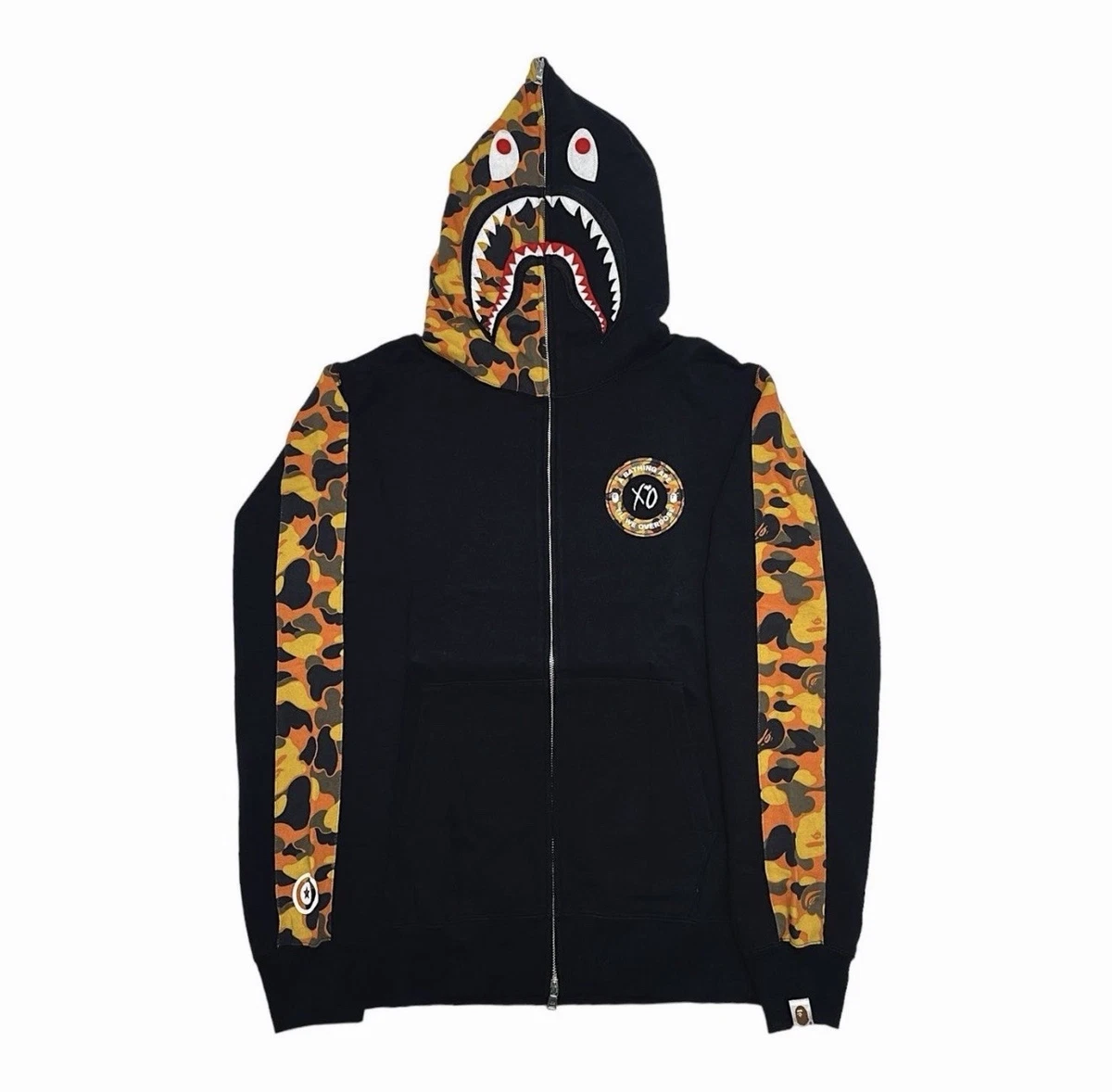 A Bathing Ape Camouflage Full Zip Hoodies & Sweatshirts for Men