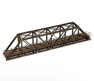 Central-Valley Truss Bridge w/Walkways Kit Single Track (11-15/32'') - N Scale - Picture 1 of 6