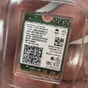 Wireless Karte Intel AX210 Tri-Band 5400Mbps Netzwerkadapter Bluetooth 5.3 - Bild 1 von 4