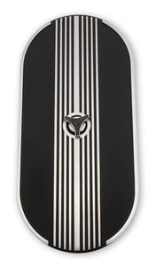 S1MS-9600-P Scott Drake Aluminum Oval Air Cleaner Assembly Black - Picture 1 of 7