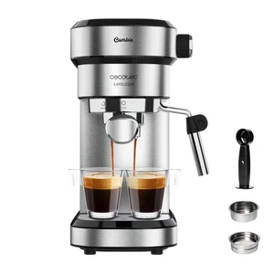 Cecotec Macchina Espresso Cafelizzia 790 Steel, 1350W, Portafiltro Doppio, 20 Ba - Imagen 1 de 7