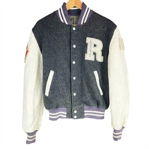 ROOTS 1986 Vintage Wool/Leather Varsity Letterman Jacket Canada Size XL 80s Vtg - Picture 1 of 14