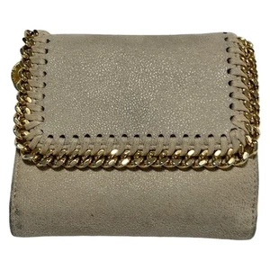 Auth stellamccartney Falabella 557839 Beige Polyester - Bifold Wallet - Picture 1 of 6