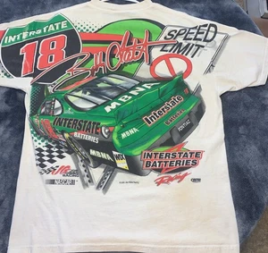 Bobby Labonte NASCAR Shirt Mens L Chase Authentic All Over Print 2000 pre owned - Picture 1 of 15