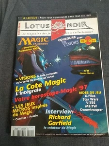 LOTUS NOIR n 11- Magazine de cartes à jouer et à collectionner (MAGIC, etc.) - Zdjęcie 1 z 2