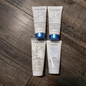 4 Lancome skincare products cleanser and moisturizer  - Picture 1 of 2
