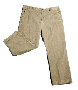 Pantaloni kaki L.L.Bean vita comoda larghi classici velluto a coste 46x30 vita espandibile - Foto 1 di 5
