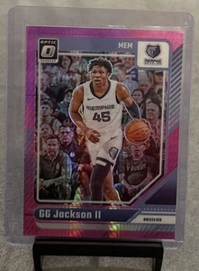 2024-2025 Donruss Optic Basketball GG Jackson Hyper Pink Prizm - Picture 1 of 3