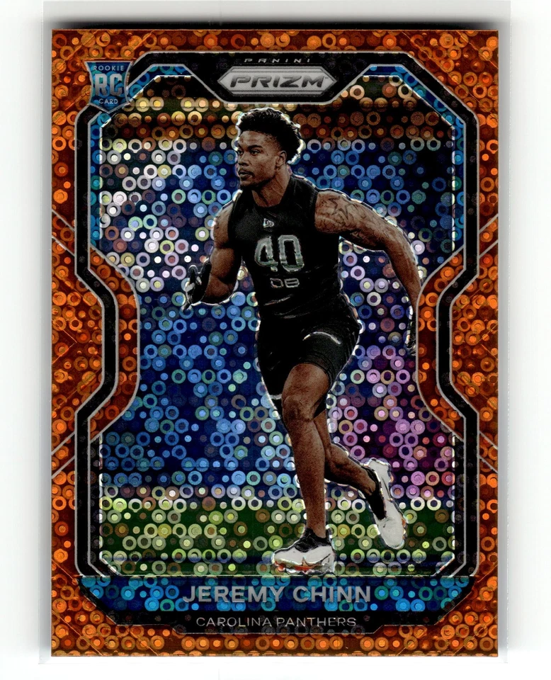 Jeremy Chinn 2020 Panini Prizm #367 Rookie Carolina Panthers Prizm Disco RC - Image 1 of 1