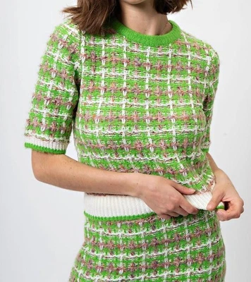 Suéter Top Caballete Tweed Talla L Foto 1 de 4