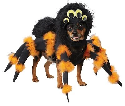 Araña Cachorro Animal Insecto Arácnido Vestido Elegante Halloween Mascota Perro Gato Disfraz Foto 1 de 2