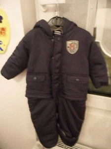 Toller dicker Jungen Schneeanzug mit Kapuze und Fleece / Impidimpi / Größe 62/68 - Bild 1 von 5
