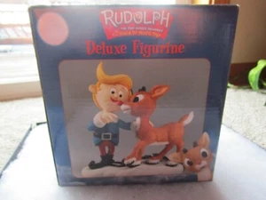 Rudolph and the Island of Misfit toys figurine Hermey and Rudolf VTG Enesco - Picture 1 of 5