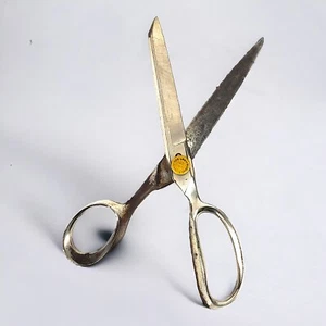 Vintage Rare Scissors Positive Tension by Thomas Co. Tailor Shears - Picture 1 of 10
