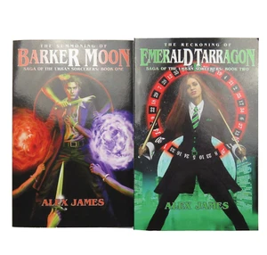 Alex James Barker Moon & Emerald Tarragon SIGNED COPIES Saga of Urban Sorcerers - Picture 1 of 5
