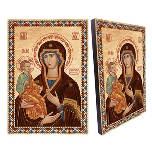 Holy Virgin Mary of Three Hands, Theotokos of Three Hands Russian Orthodox Icon - Picture 1 of 6