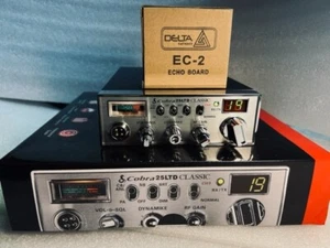 COBRA 25LTD CLASSIC PRO TUNED z DELTA EC-2 ECHO BOARD & TALKBACK TRUCKERS CB!! - Zdjęcie 1 z 1