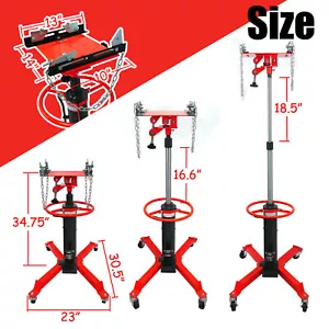 1660 lbs Transmission Jack 2 Stage Hydraulic w/ 360° for car Lift 0.75 Ton auto1 - Bild 1 von 7