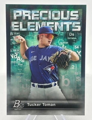 Tucker Toman 2023 Bowman Platinum - Precious Elements- #PE-29 (RC) Blue Jays - Image 1 of 2