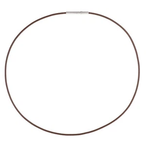 Ernstes Design Lederseil L2HBC 2 MM Hellbbraun Collana 40 fino A 90 CM Collier - Bild 1 von 3