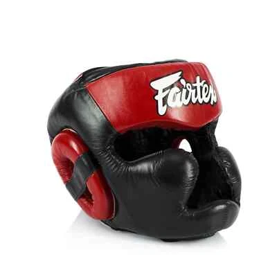 (Free Shipping) Fairtex HG13 Diagonal Vision Sparring Headguard - Lace-Up Head - Image 1 of 4