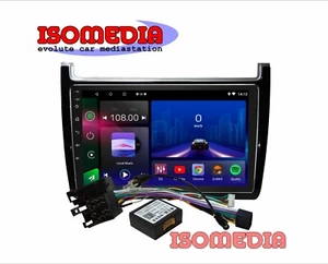 AUTORADIO ANDROID 9" VOLKSWAGEN POLO 2011 A 2016, 4 GB + 64 GB, CAN BUS - Foto 1 di 14