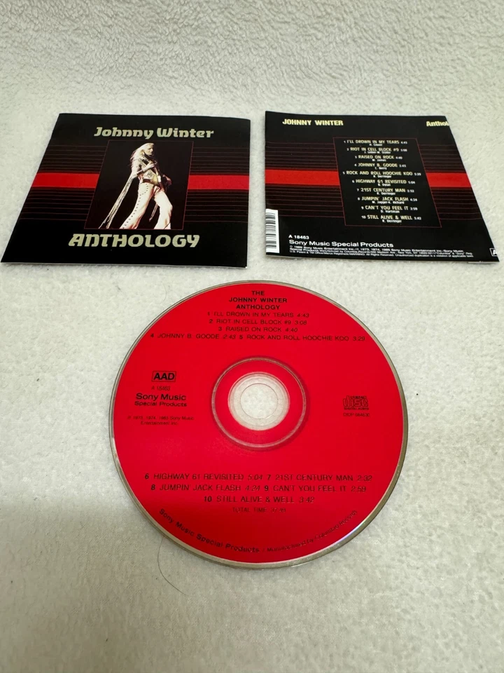 Johnny Winter - Anthology - CD IN GOOD CONDITION!!! - Image 1 of 1