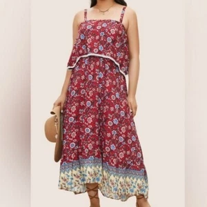 Bloomchic Bandana Plus Size Maxi Dress NWT size 1XL 14-16 - Picture 1 of 6