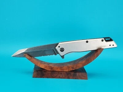 Kershaw Misdirect Flipper Knife 2.9" BlackWashed Reverse Tanto Blade - 1365ST - Image 1 of 4