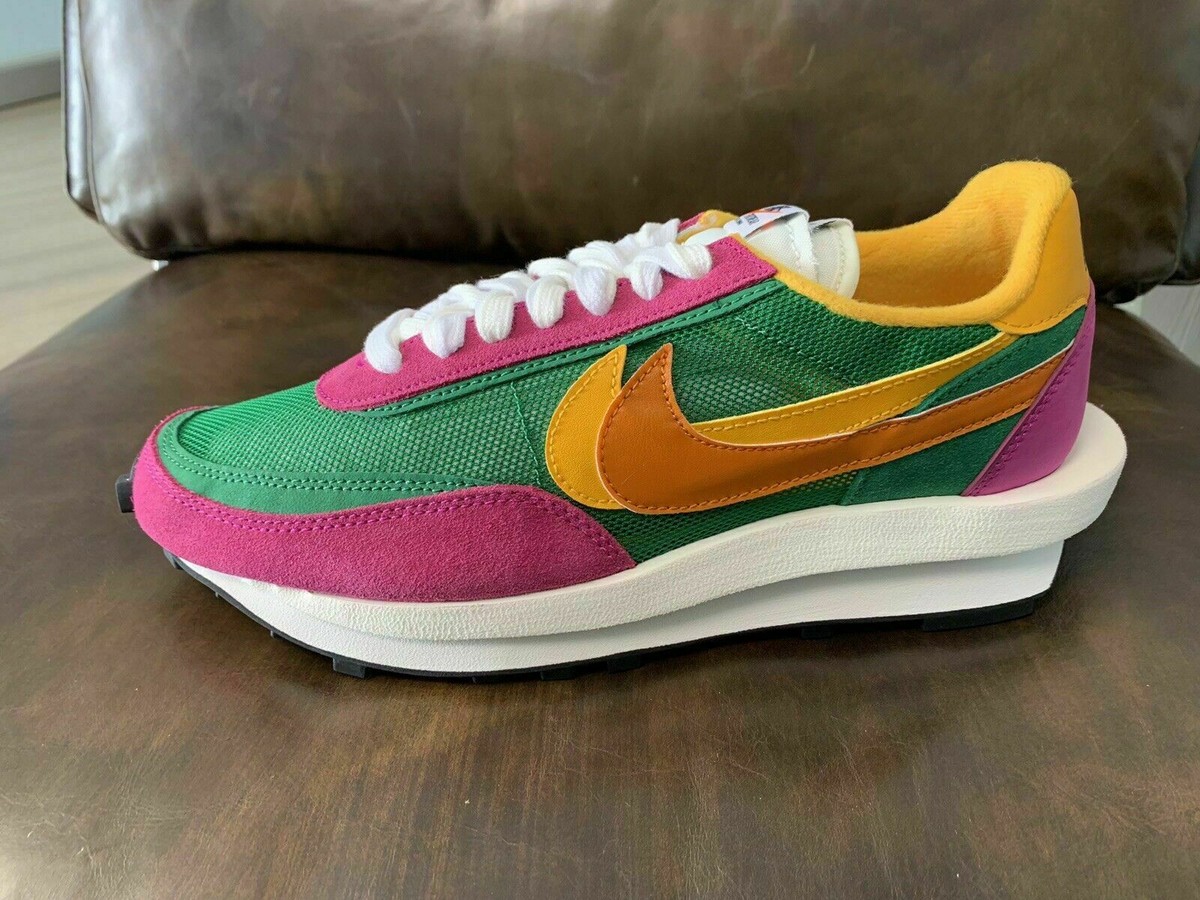 nike sacai waffle rose