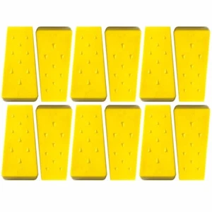 12 Pack 8" Tree Felling Wedge Logging Bucking Falling ABS Plastic (Yellow) - Picture 1 of 6